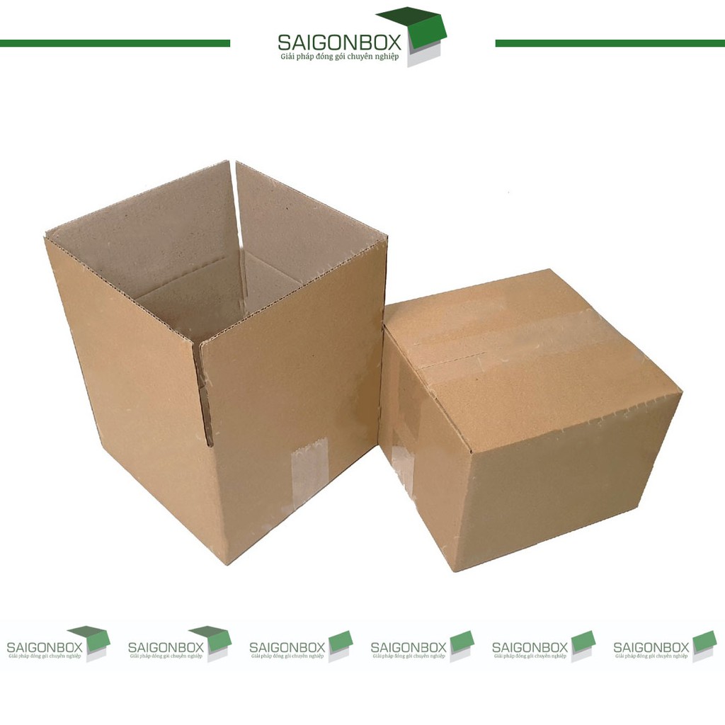 Combo 100 thùng hộp carton size 20x20x15 cm để đóng gói hàng hóa