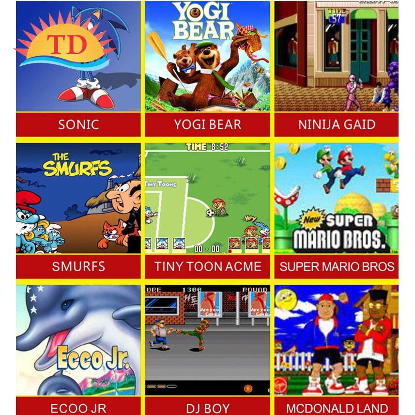 Máy chơi TV game 16 bit Super Mini MD SG Sega 167 in 1