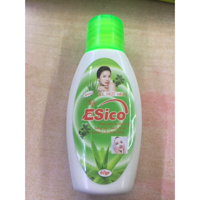 Geo Hút Mụn Esico ( nha đam và mủ trôm) Chai xanh 60g