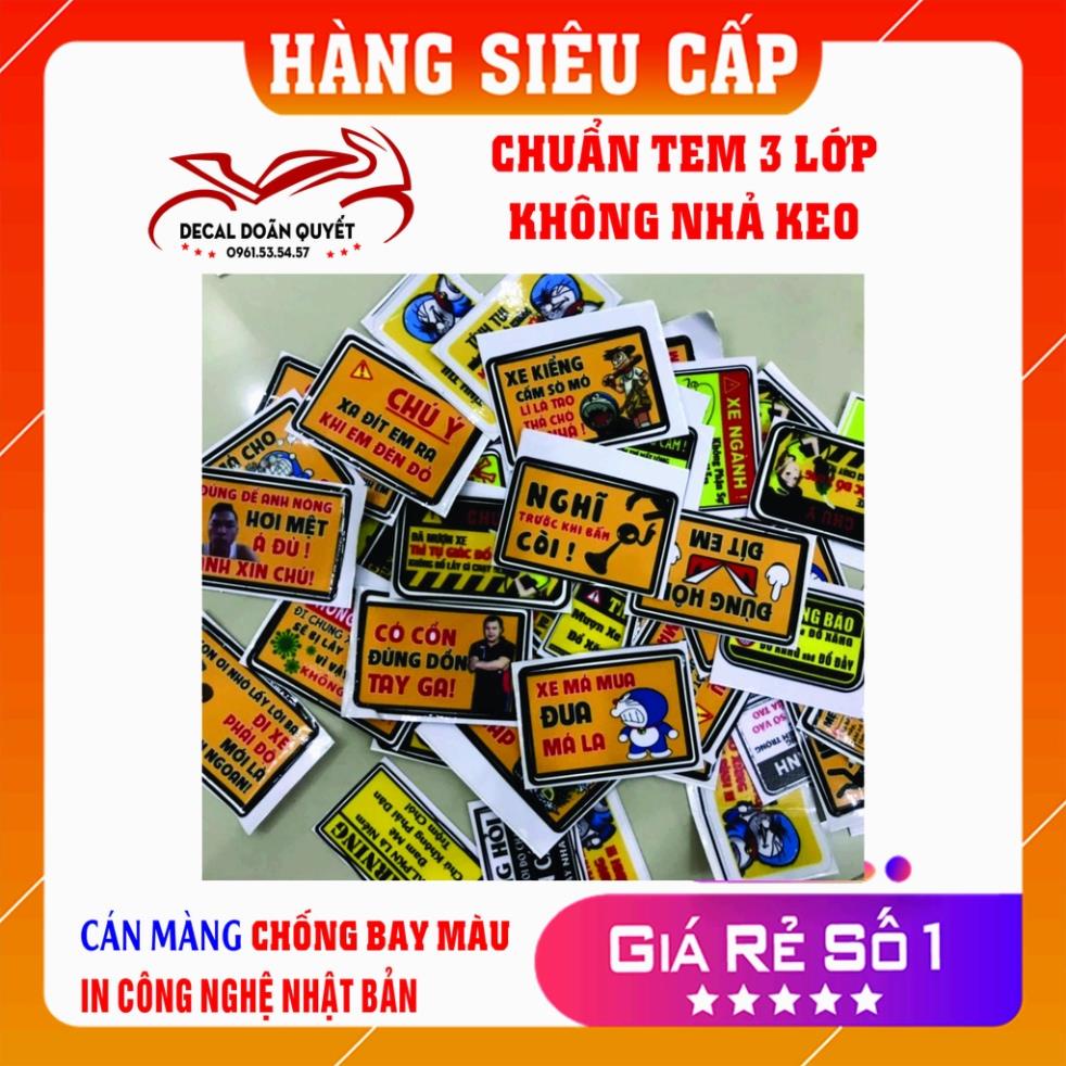 Logo dán xe - Sticker 3 lớp cao cấp - Tem dán xe ido cao cấp chống nước