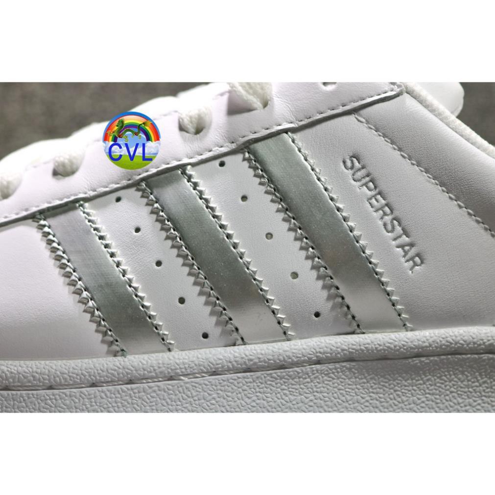Giày Thể Thao Adidas Superstar Adi Clover Aq3091 Silvery White - bh 12