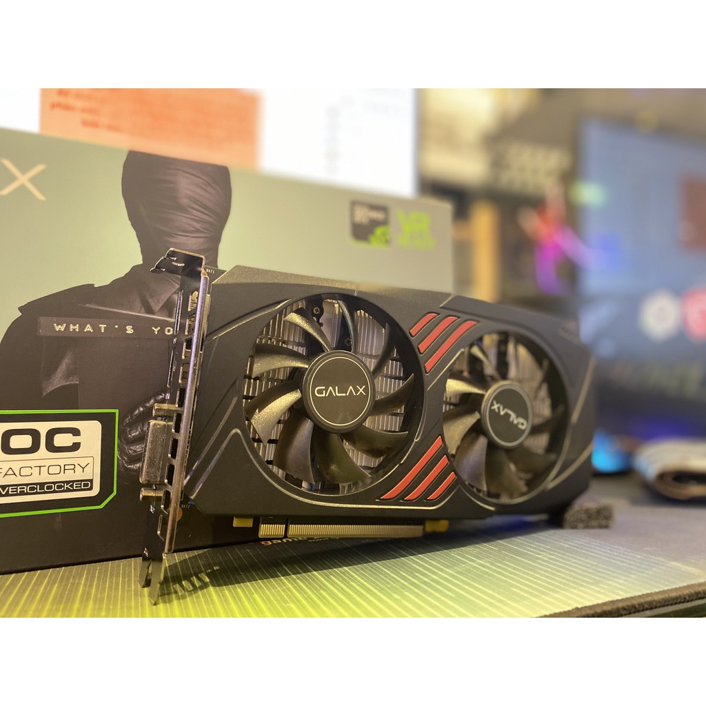 Card Màn Hình Galax GTX 1060 6GB GDR5X OC REDBLACK 2ND CBH 4/2022 (MICRO) Full Box