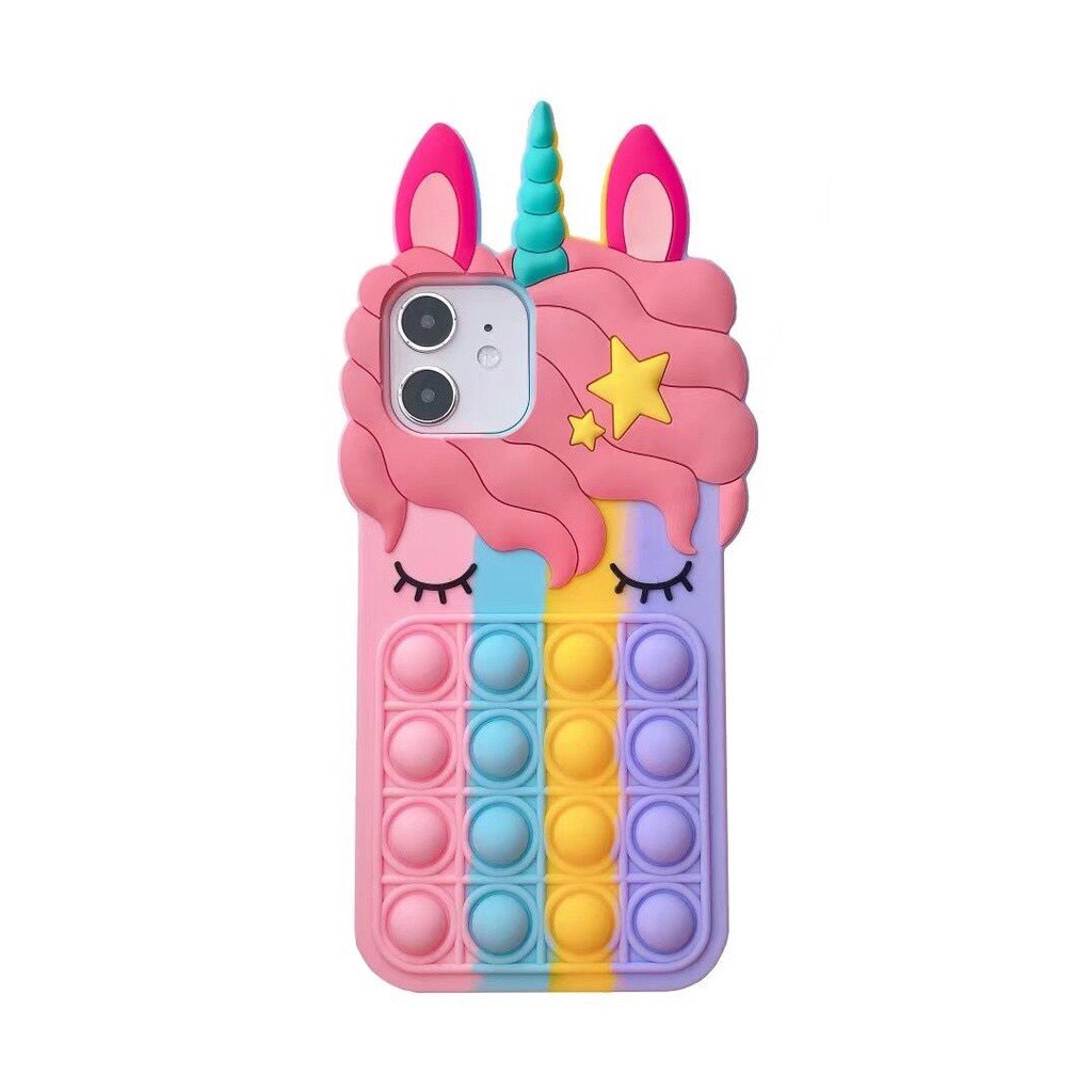 Ốp điện thoại silicon phối hình kỳ lân 3d cho Samsung Galaxy A11 A12 5g A20 A30 A50 A21 A31 A51 A71 A32 A01 A10E