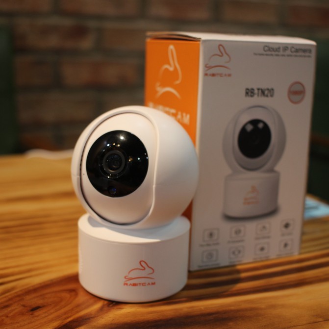 Camera quan sát 360 Rabitcam TN20 nhỏ gọn, hình ảnh Full HD sắc nét, đàm thoại 2 chiều tốt, kèm thẻ nhớ 32GB | BigBuy360 - bigbuy360.vn