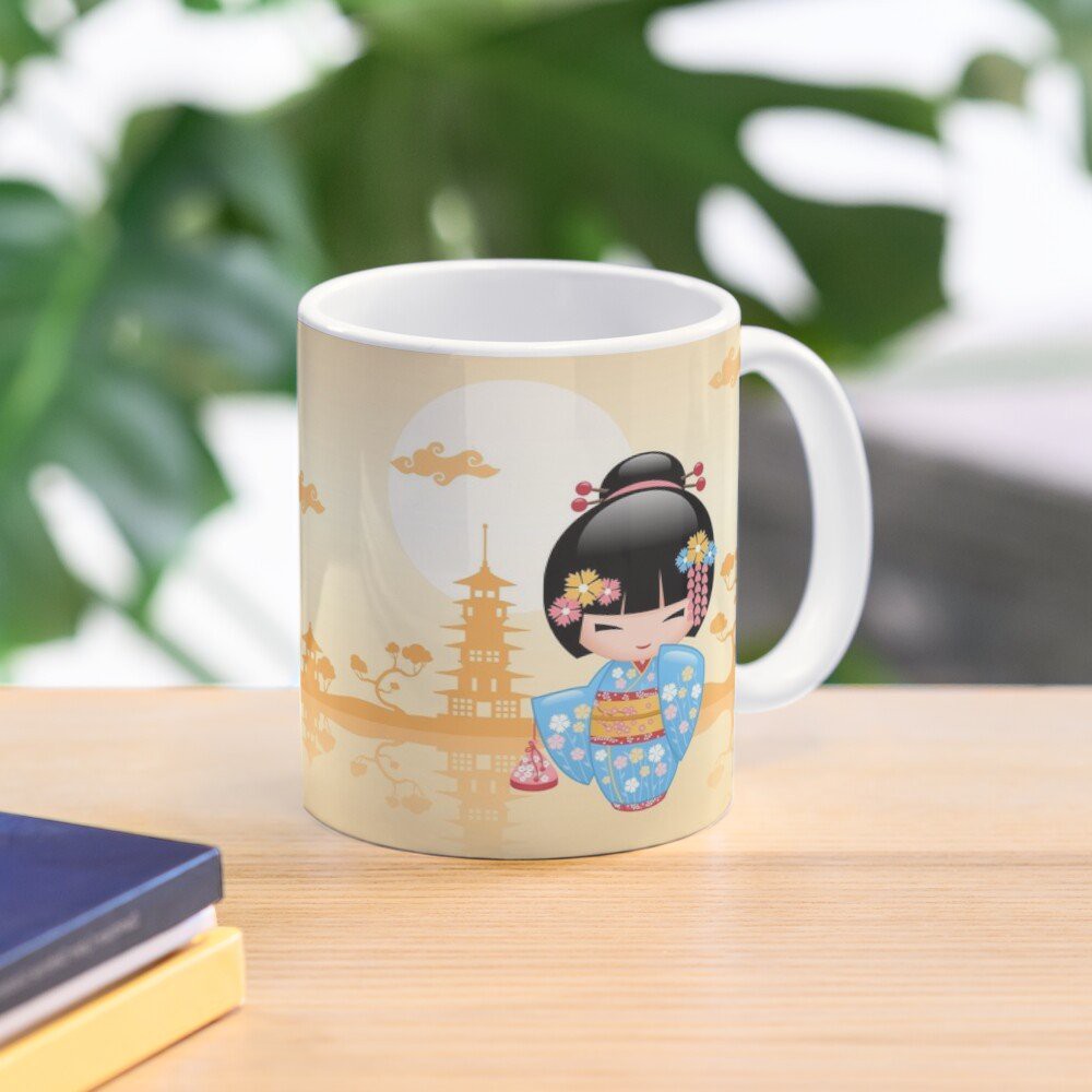 Cốc Uống Nước Bằng Sứ Đậy In Hình Hoạt Hình Dễ Thương Phong Cách Hàn Quốc Dành Cho Nữ