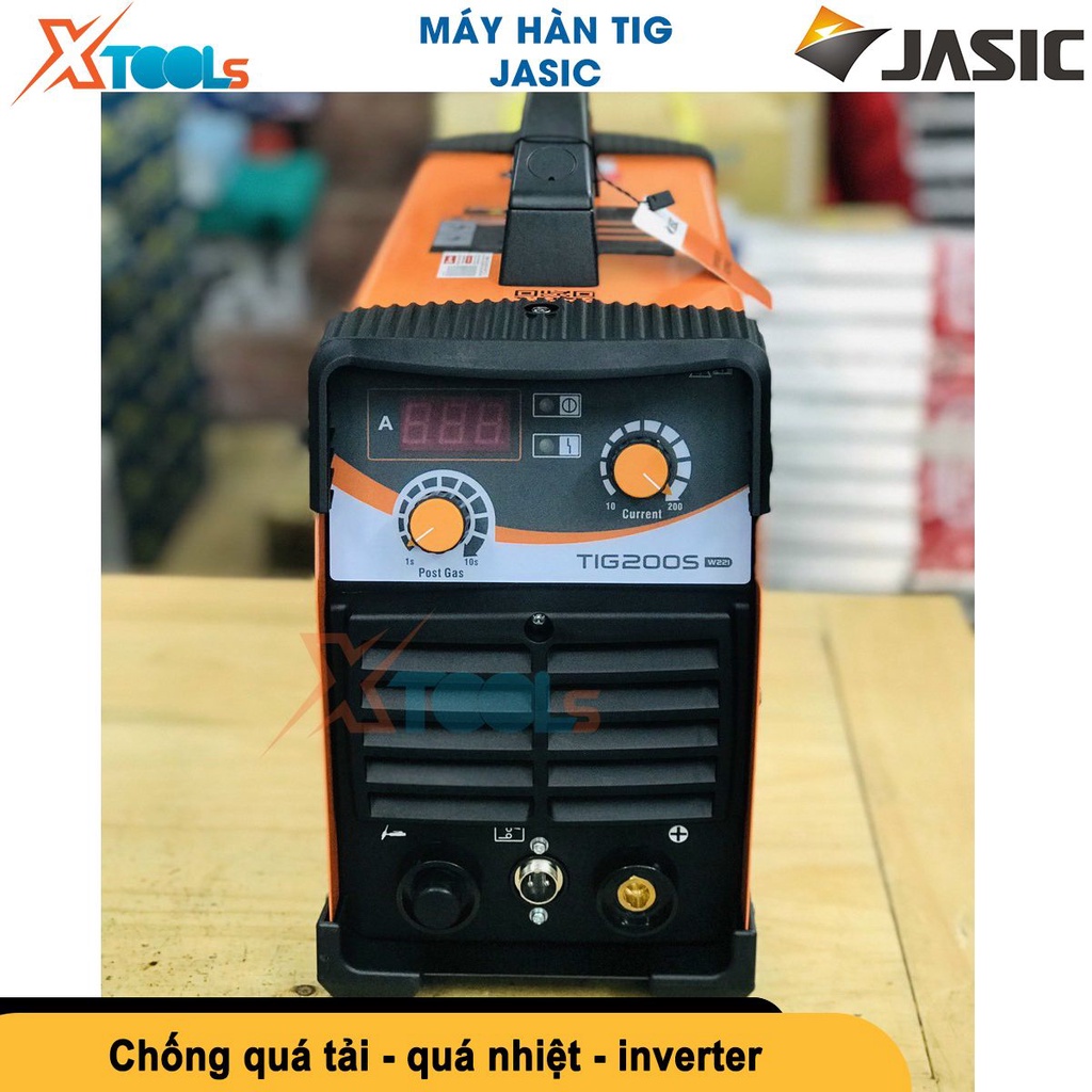 Máy hàn tig Jasic TIG 200S (W221) chống giật,chống quá tải, quá nhiệt, tự động bù áp [CHÍNH HÃNG][XTOOLS]