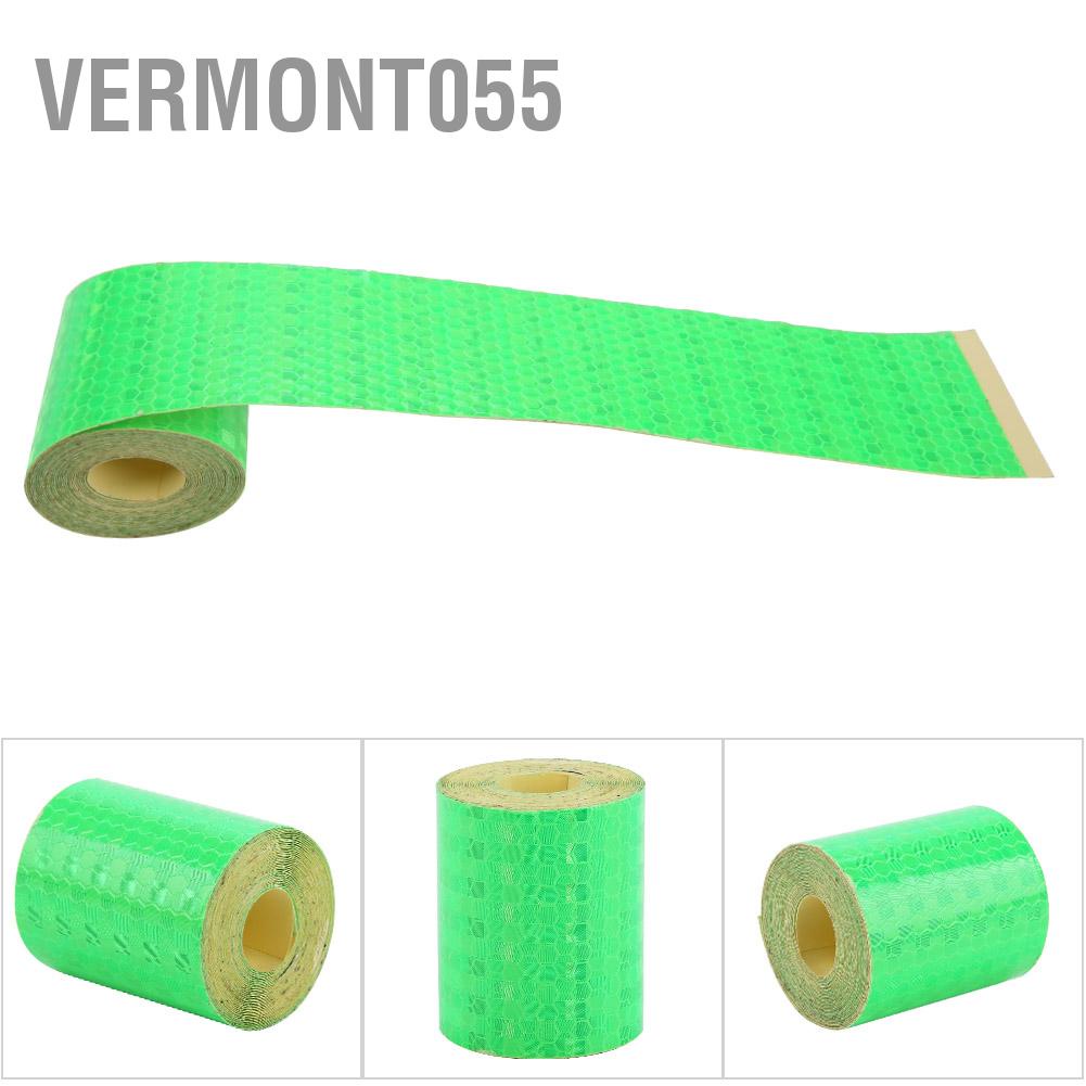 Vermont055 5cmx3m Safety Adhesive Reflective Tape Roll Sticker For Trailers Cars Bikes