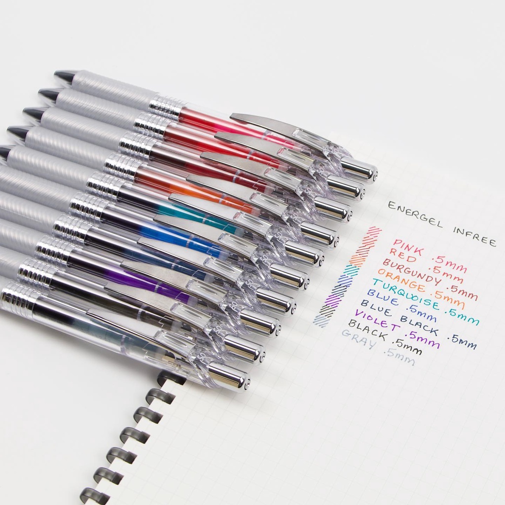 Bút gel PENTEL Energel Infree 0.5mm BLN75TL THẺARTSHOP