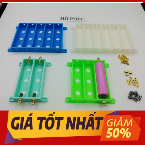 Đế pin 18650 tải dòng điện cao , hộp pin cell