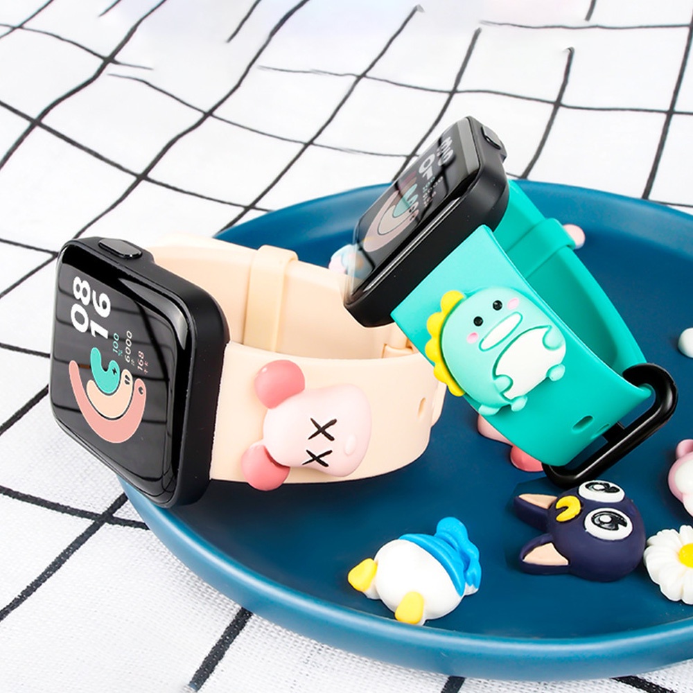Dây Đeo Silicon Họa Tiết Hoạt Hình Cho Đồng Hồ Thông Minh Xiaomi Mi Watch Lite / Redmi Watch 3 2 Lite / Poco Watch