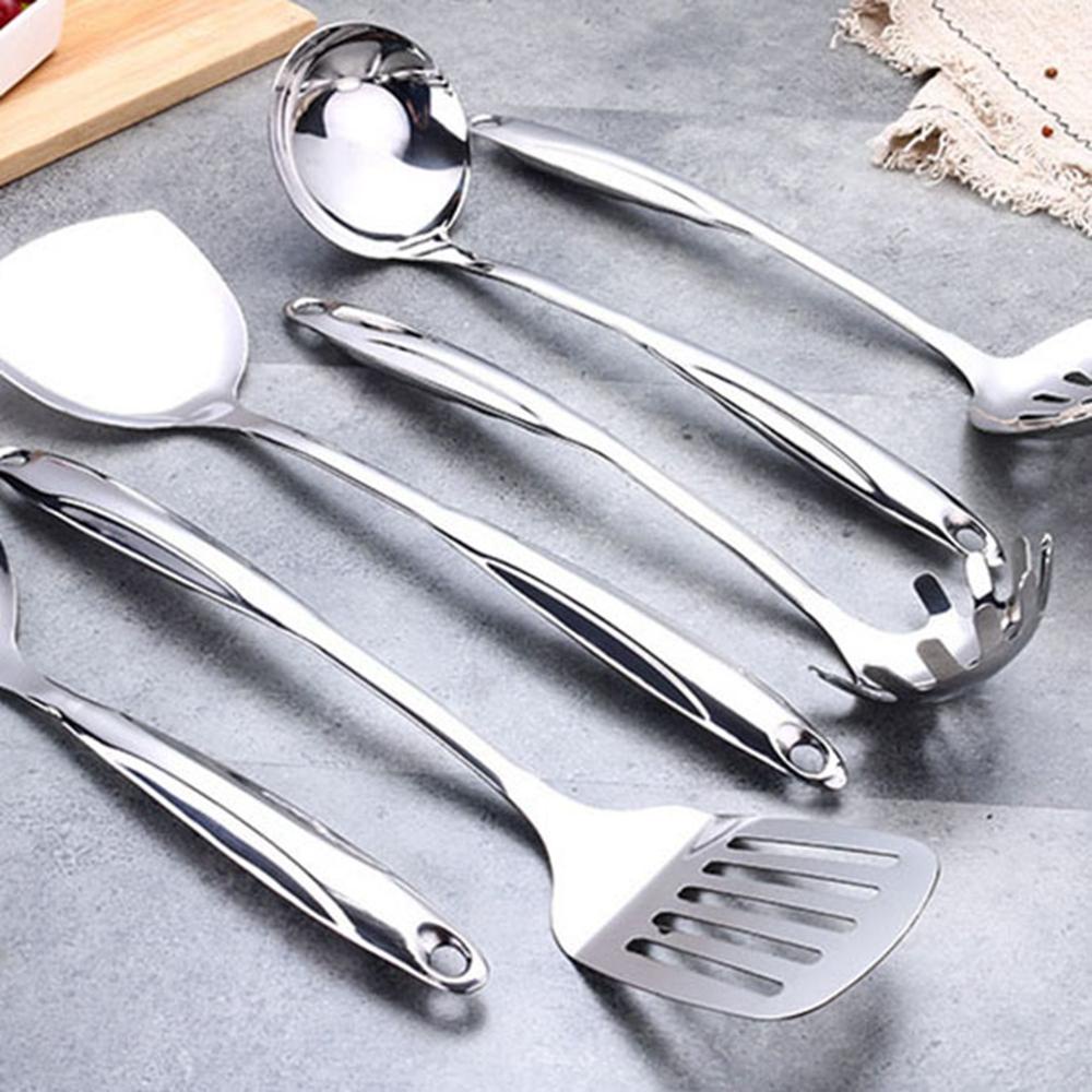Muỗng Nấu Mì Ý Bằng Thép Không Gỉ Cách Nhiệt Tiện Dụng