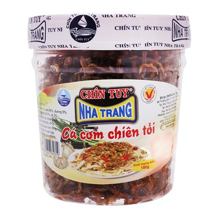 [NHẬP MÃ KYOK50 GIẢM 50K] Cá cơm chiên tỏi Chín Tuy hộp 180g