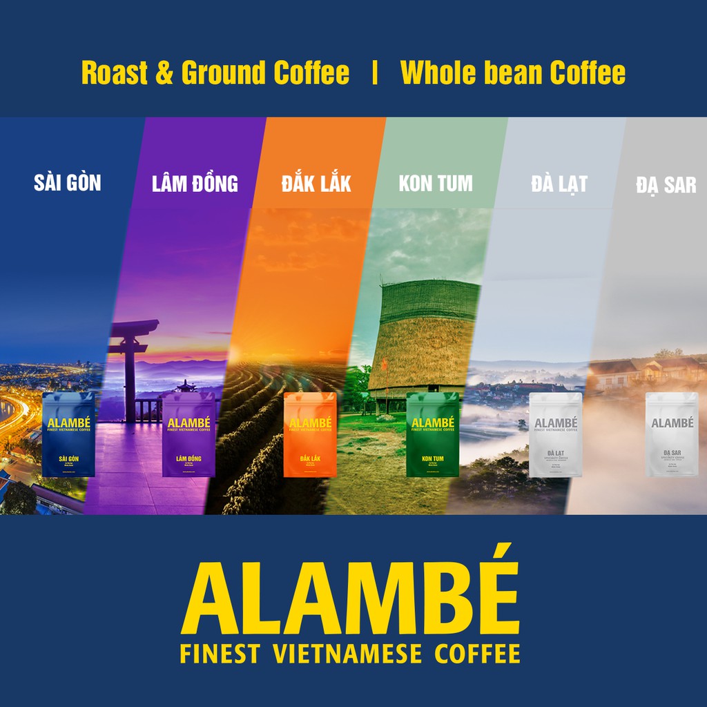 CÀ PHÊ RANG XAY ALAMBÉ - ĐẮK LẮK 230g | BigBuy360 - bigbuy360.vn