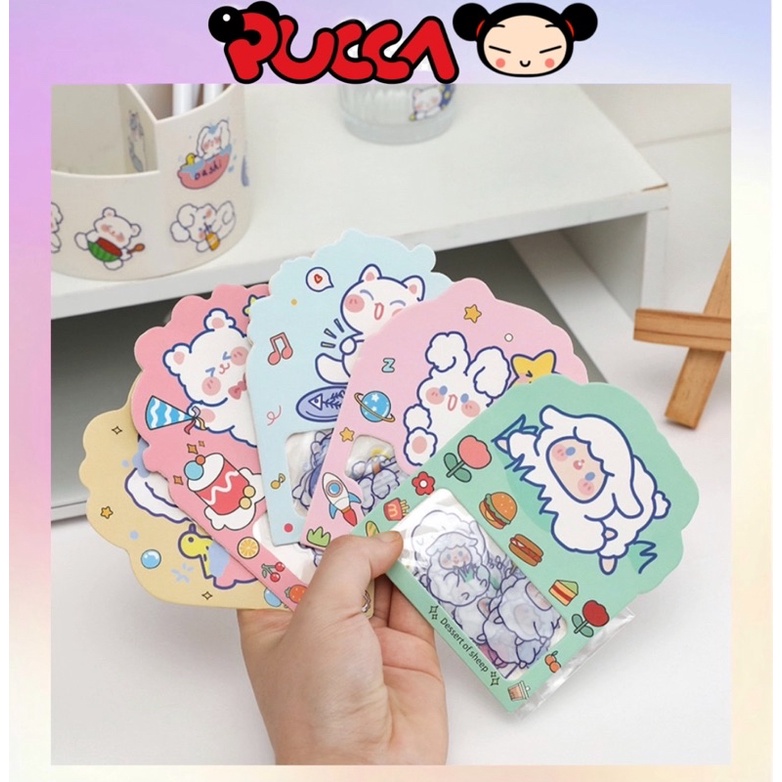 Bộ 24 Miếng Dán Sticker Trang Trí Hình Thú Hoạt Hình Chống Thấm Nước