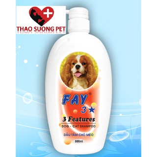 Sữa tắm chó mèo Fay 3 sao 800ml