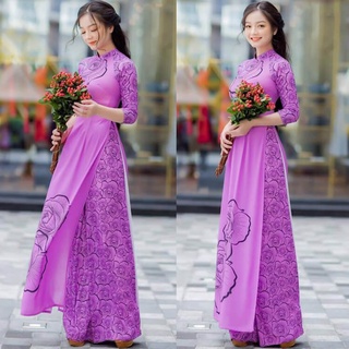 GIÁ XƯỞNG - Áo dài truyền thống gấm