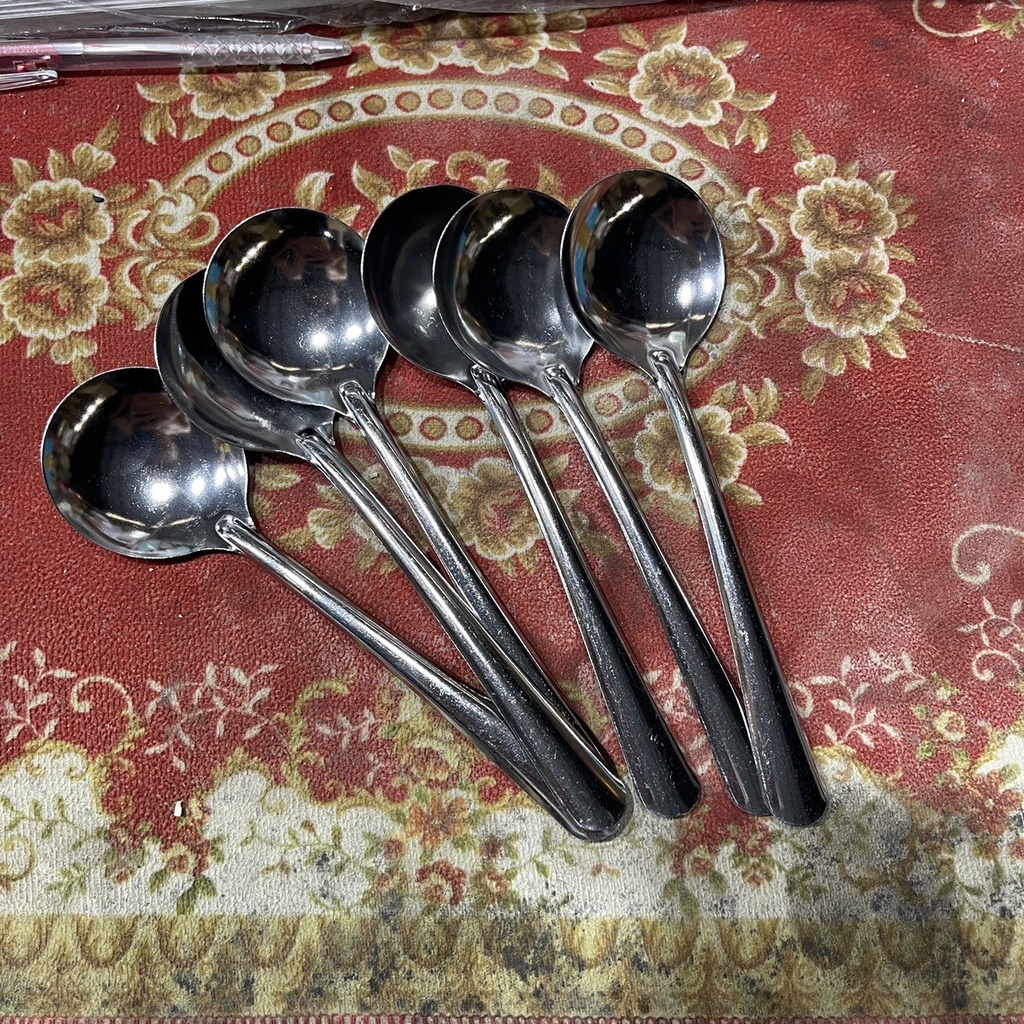 Set combo 10 muỗng inox cán dài an toàn tiện dụng