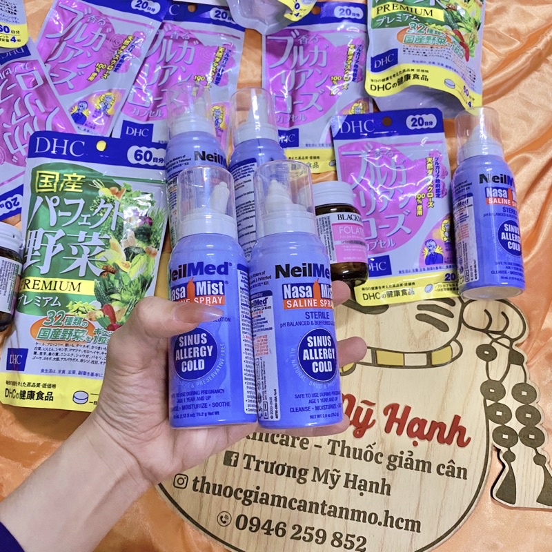 Bình Thông Mũi Nasa Mist 75ml ( DATE NEW ) - Giúp Vệ Sinh Mũi, Miệng Hiệu Quả