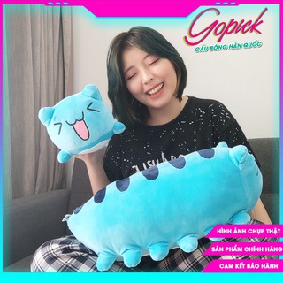 Gấu bông thú nhồi bông gối ôm mèo capoo cute hàng cao cấp mềm mịn | Go Pick