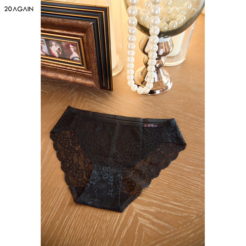 Quần lót ren 20AGAIN PVA0048 kháng khuẩn, mềm mại, thoáng mát | BigBuy360 - bigbuy360.vn