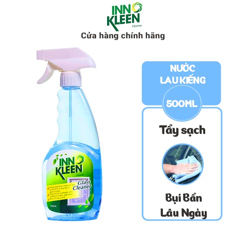 Nước Lau Kiếng Diệt Khuẩn Innokleen Sạch Vết Bẩn Lâu Ngày – 500ml