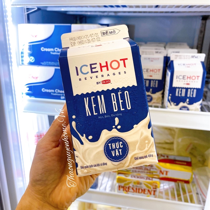 Kem béo thực vật Rich lùn cao Base On Top