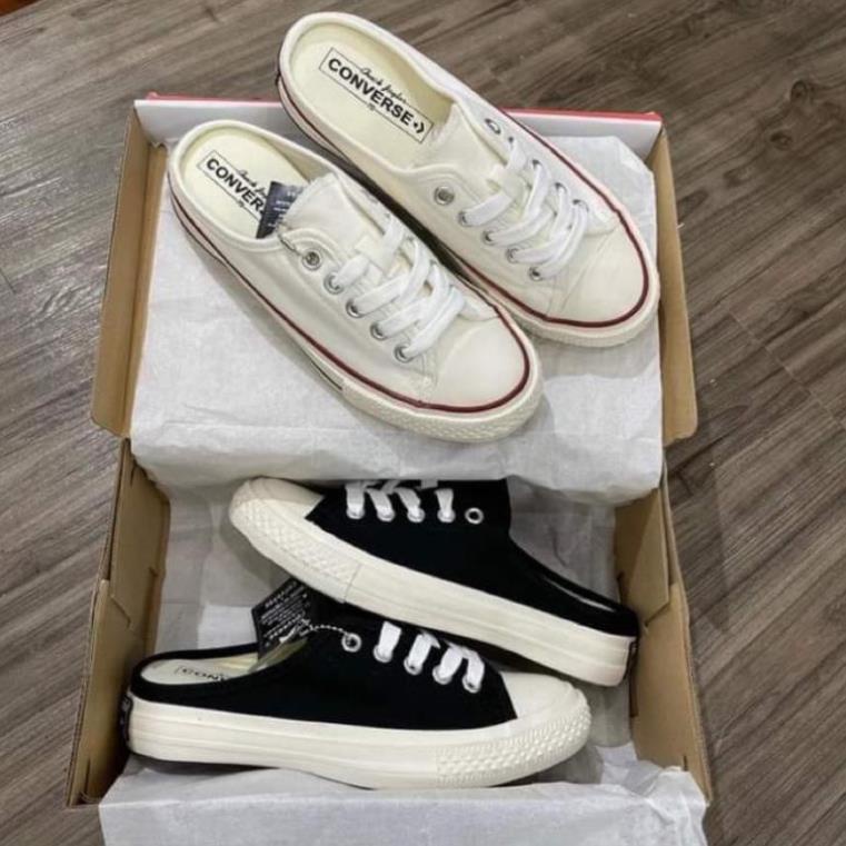 🍄 𝙓𝙖̉ 𝙎𝙤̂́𝙘 🍄 Sục thể thao Con_ver_ser đen trắng cao cấp full box bill