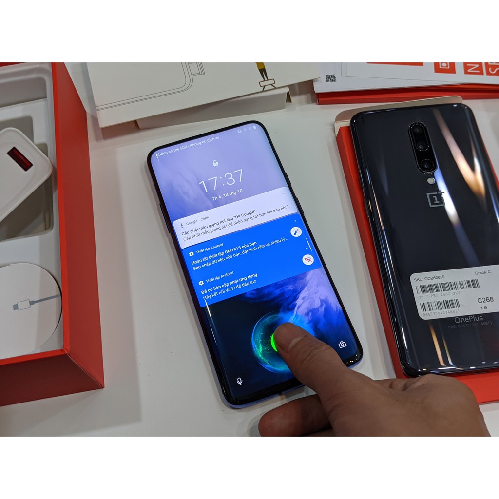 Điện Thoại OnePlus 7 Pro 2sim Likenew Kèm sạc chính hãng Oneplus  || 8/256GB Snap855 Cấu Hình khủng tại Playmobile