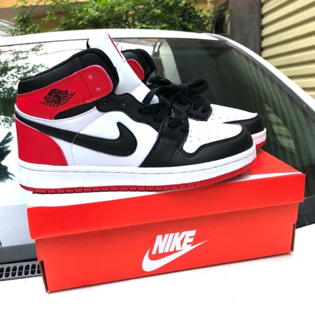 Giày thể thao Jordan 1 đỏ đen chất đẹp giá rẻ