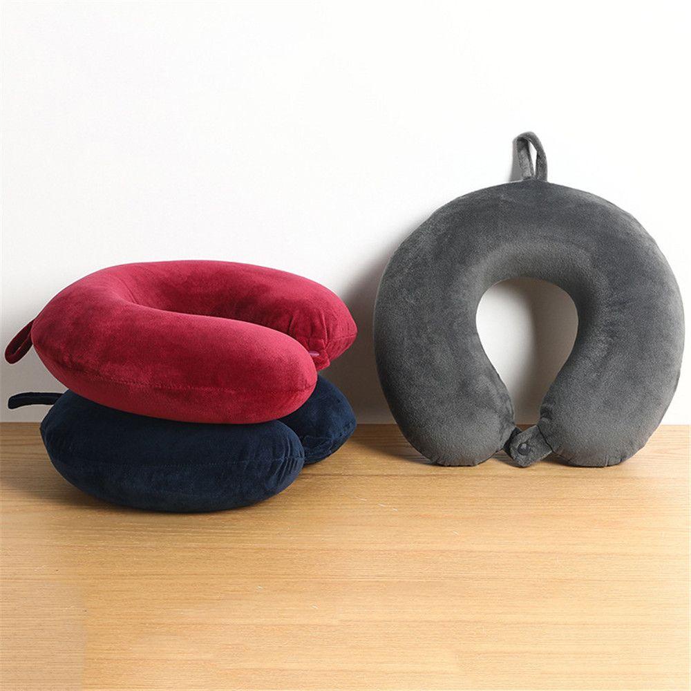 YANN1 Travel Pillow Office Camping Cushion Slow Rebound Neck Support