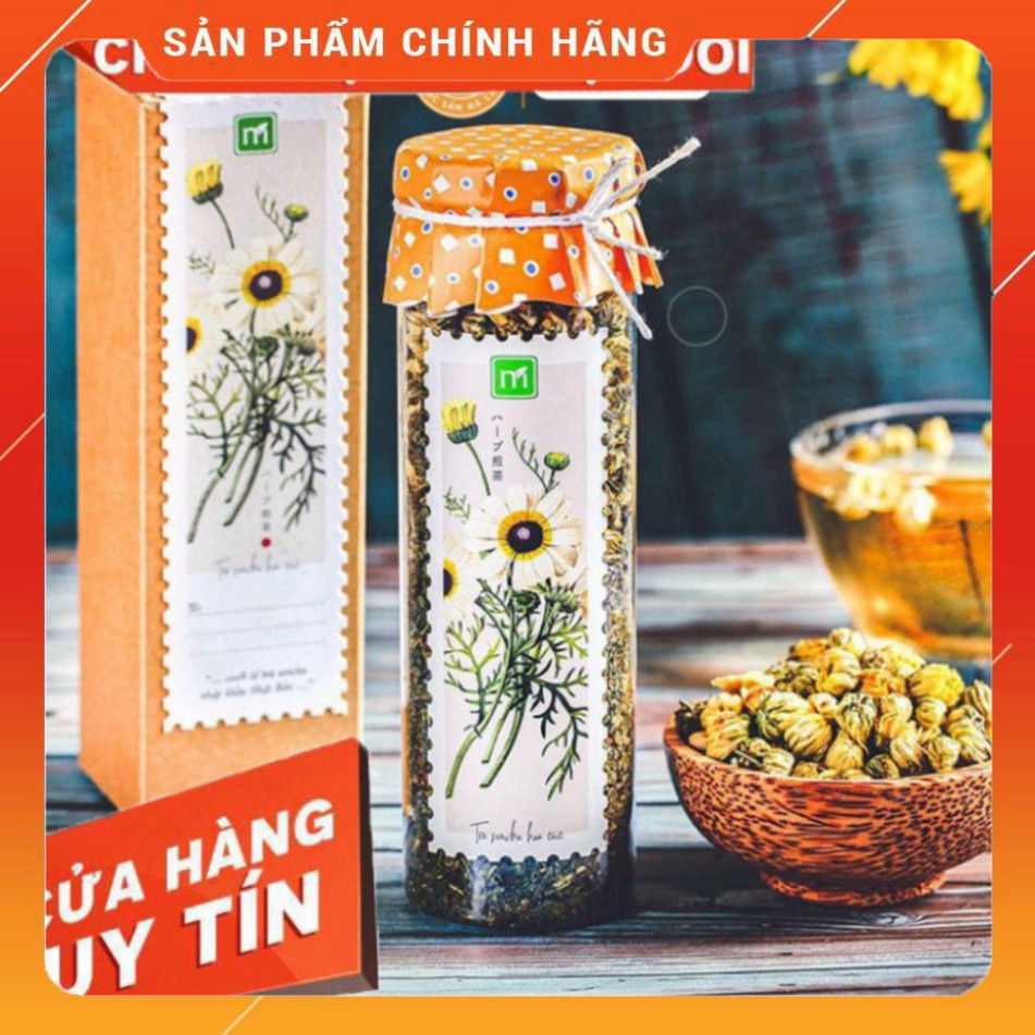 L'angfarm | Trà sencha hoa cúc hộp 82g Matchi Matcha được chế biến tự nhiên vệ sinh an toàn, không chất bảo quản.