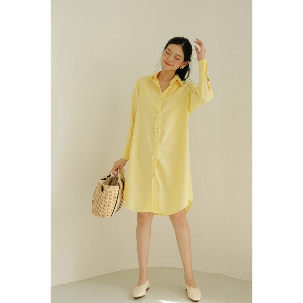 THE19CLUB - Váy sơmi cotton cơ bản - OXFORD SHIRTDRESS