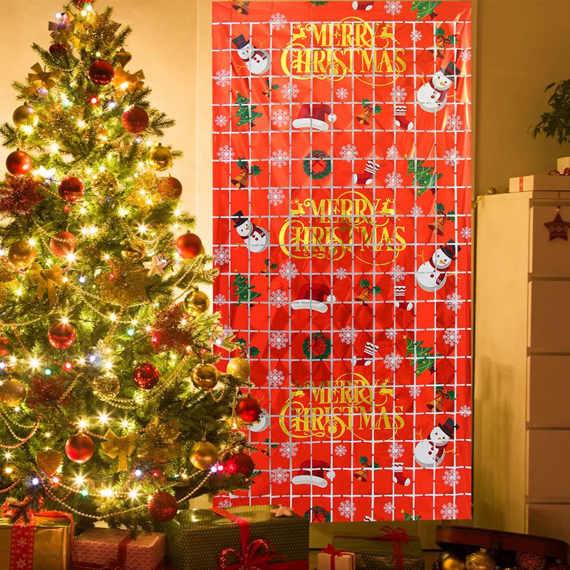 Rèm Cửa 1x2M Lấp Lánh Trang Trí Giáng Sinh Năm Mới 2023