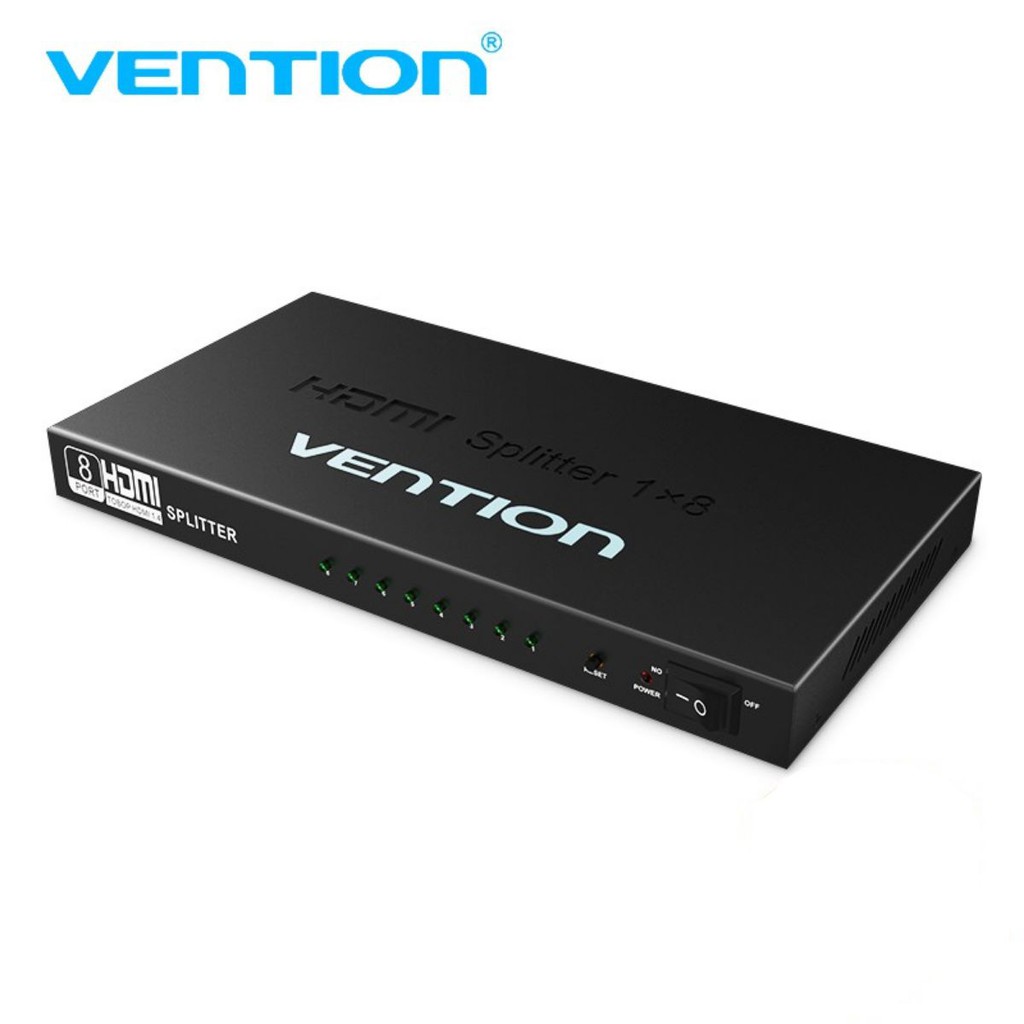 Bộ chia HDMI 1 vào 8 ra - Vention VAA-S08 - BEN