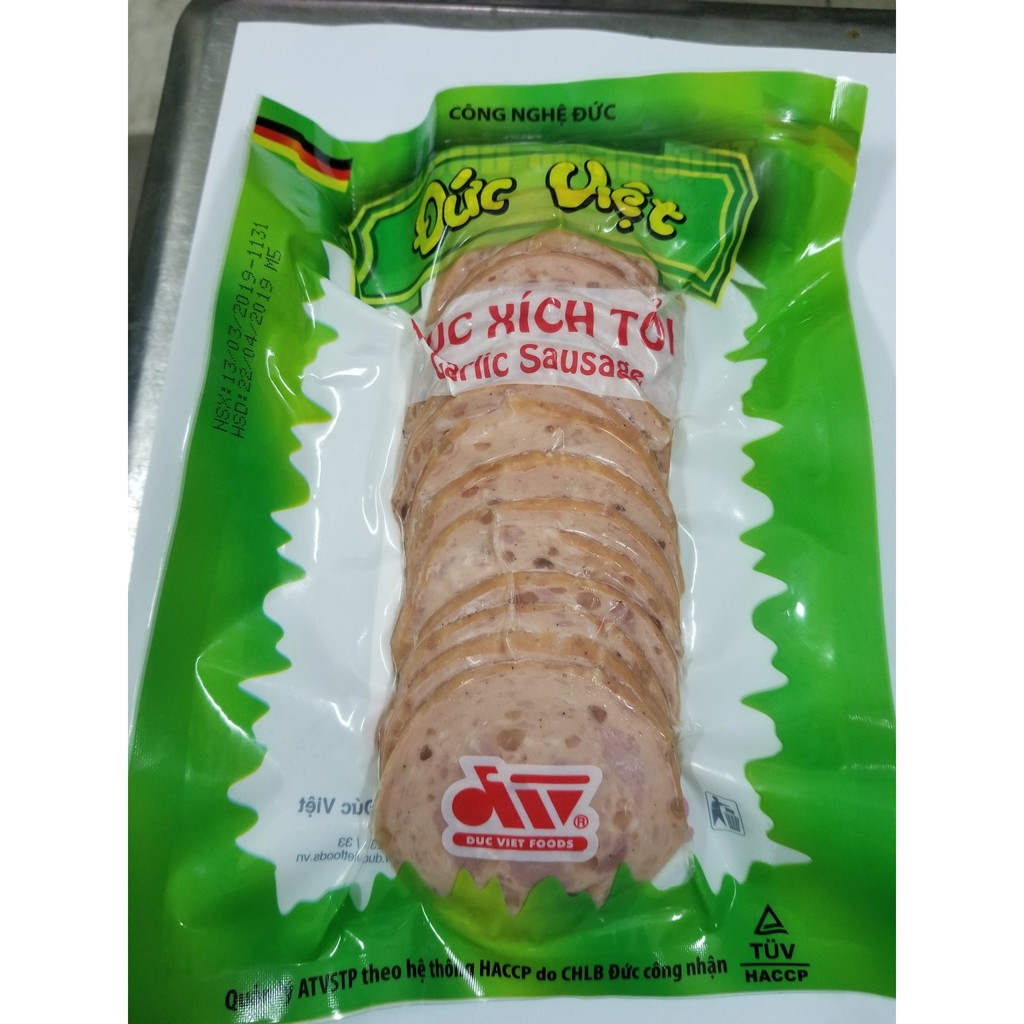 Xúc Xích Tỏi Đức Việt 200Gr