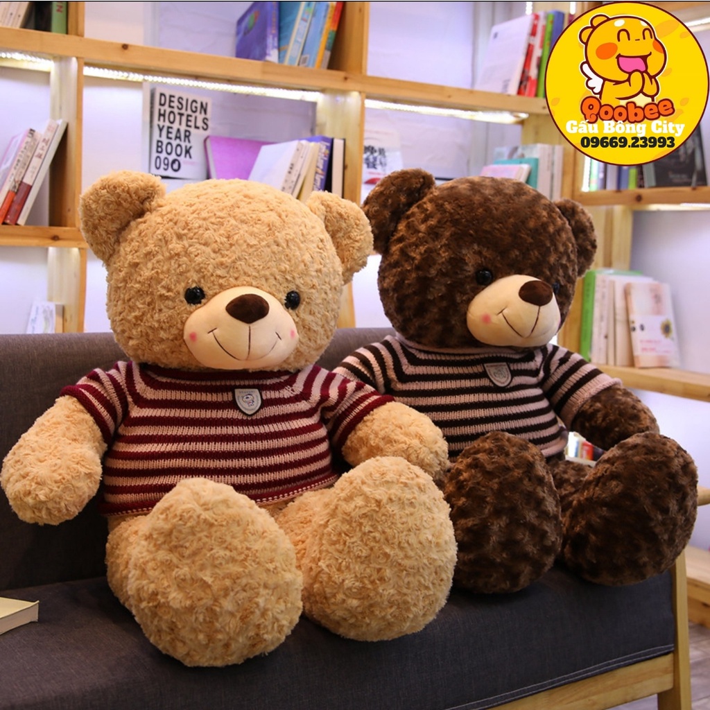 Gấu Bông Teddy Áo Len Baby - Teddy Nhồi Bông Nhập Khẩu Quà Tặng Cao Cấp