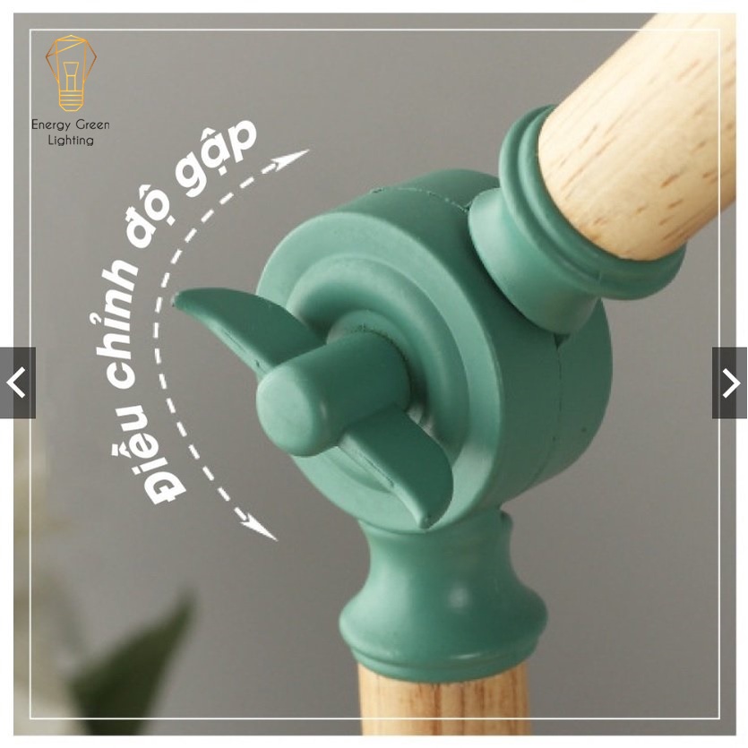[Nhiều mẫu] Đèn Học, Đèn Để Bàn Làm Việc Vintage Energy Green Lighting DB-3046 - Điều Chỉnh Góc Chiếu Sáng 3