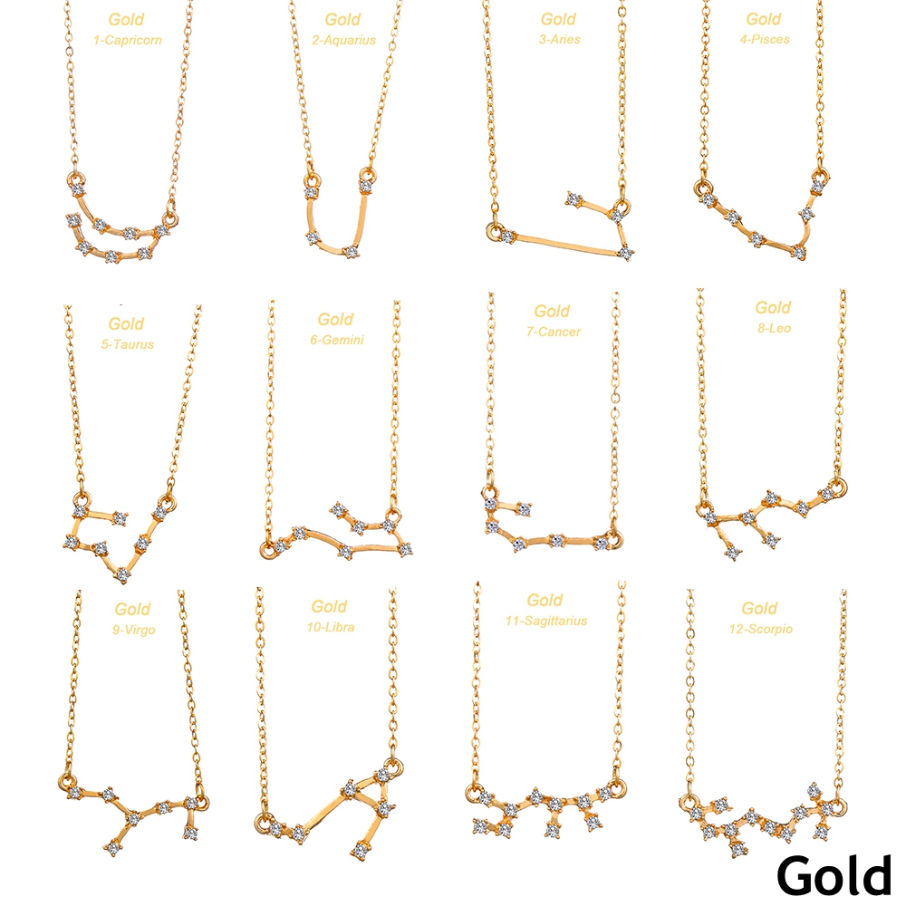 Lắc Chân Đính Đá Zirconia Nhiều Màu Sắc Hình Cung Hoàng Đạo Mới | BigBuy360 - bigbuy360.vn