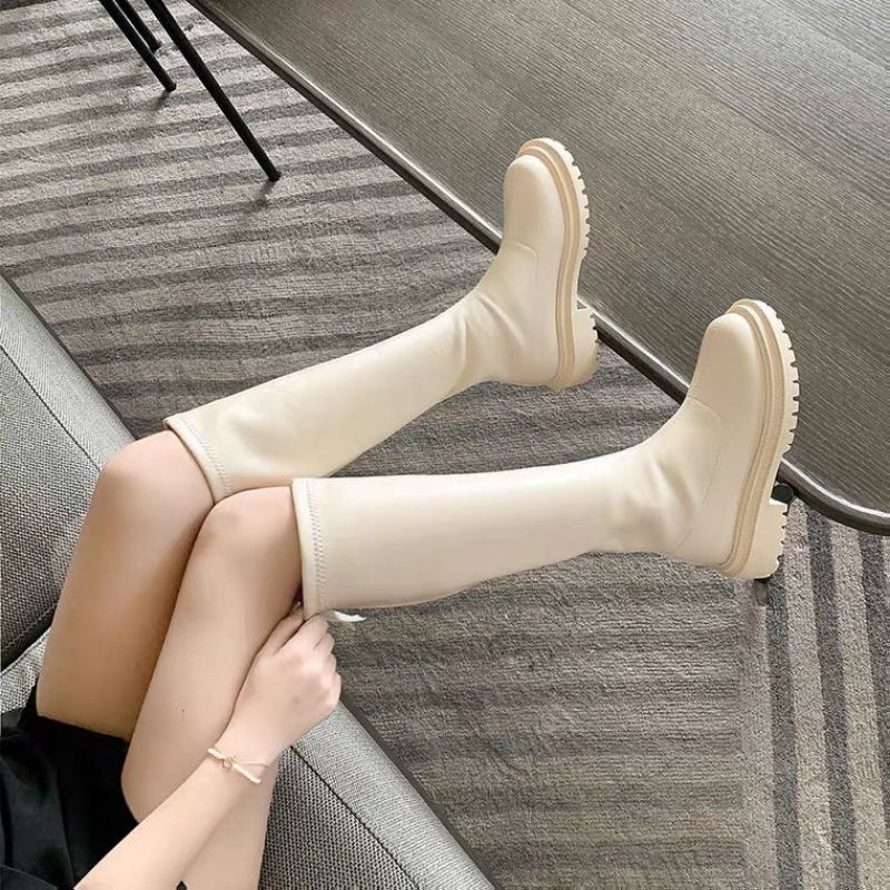 GIÀY BOOT ĐÙI KHOÁ SAU CHO NỮ