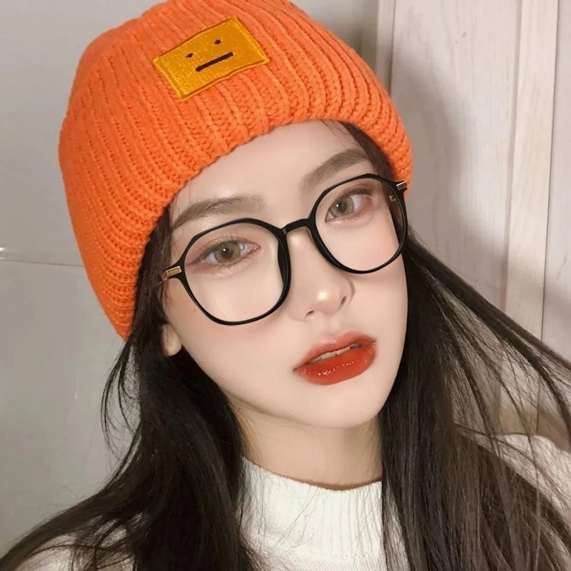 【Replaceable lenses】COD (AIMURUSI) Mắt Kính Gọng Đa Giác Chống Ánh Sáng Xanh Thời Trang Cho Nữ