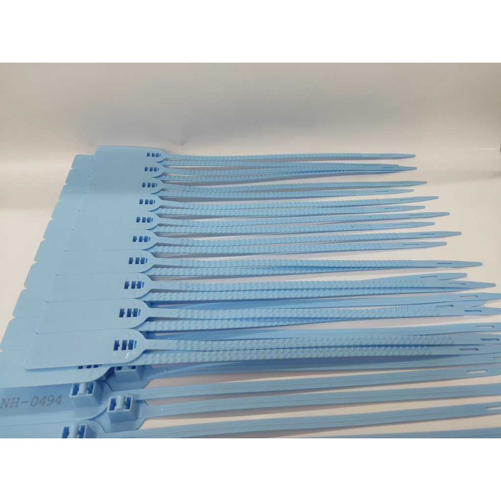 Combo 50 cái seal niêm phong giá rẻ, dài 35cm thân dây dẹp răng cưa siết bao, niêm phong cửa xe chắc chắn.