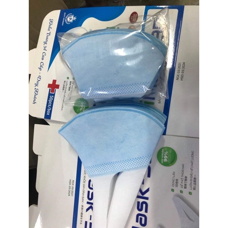 Hộp khẩu trang 3D mask công nghệ Nhật 50 cái Chính hãng | BigBuy360 - bigbuy360.vn