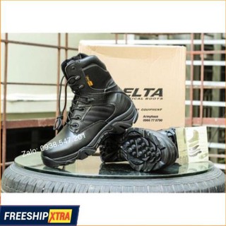 [Sẵn Hàng]  Giày delta nam nữ cổ cao màu đen