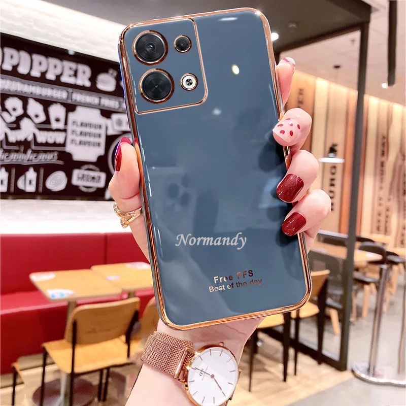 Ốp điện thoại TPU mềm siêu mỏng mạ điện 6d bảo vệ camera cho OPPO Reno8 Z 8 Pro Reno 8 8Z 7 7Z 7Pro 6Z 6 Z Pro 5G 4G