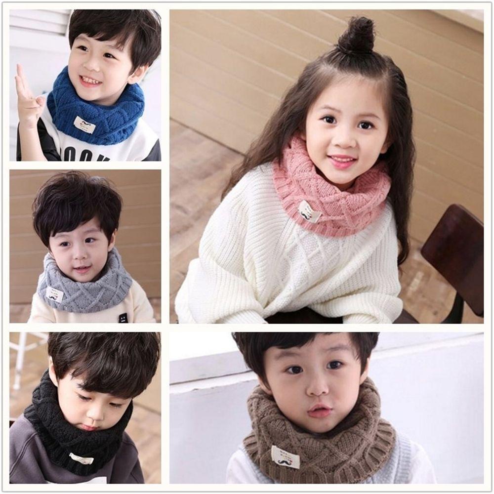 Rowan1 Cô Gái Ấm Cổ o-ring Quấn Khăn Choàng Bé Trai
