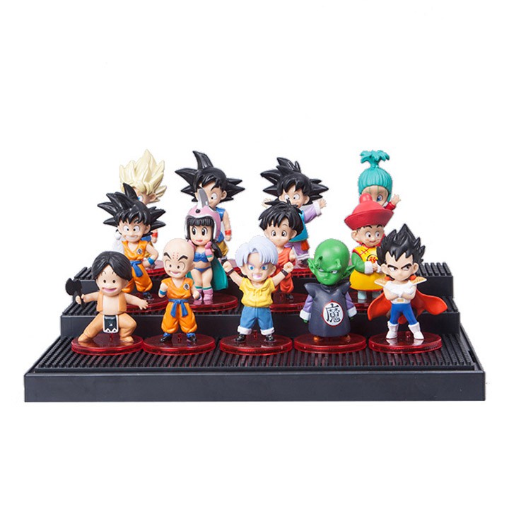 Bộ 13 Mô Hình Nhân Vật Trong Truyện Dragon Ball - Có Giá Đỡ