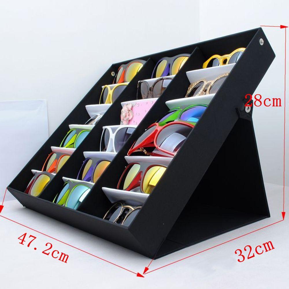 Hộp Đựng Kính Mát 18 Ngăn Thanh Lịch Giá Đỡ