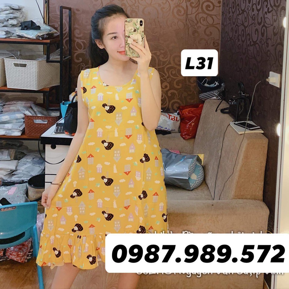 Váy Bầu Lanh Đuôi Cá Siêu Mát Mặc Bầu Và Sau Sinh Hàng Mới