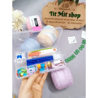 Bộ kim móc xanh thời trang
