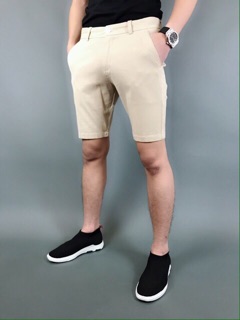 Quần short kaki nam form dai
